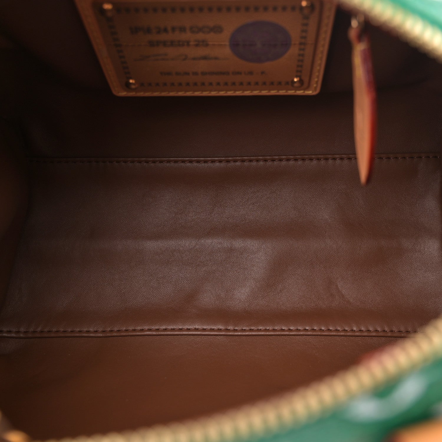 Louis Vuitton Calfskin Monogram Speedy P9 Bandouliere 25 Green 6 of 11