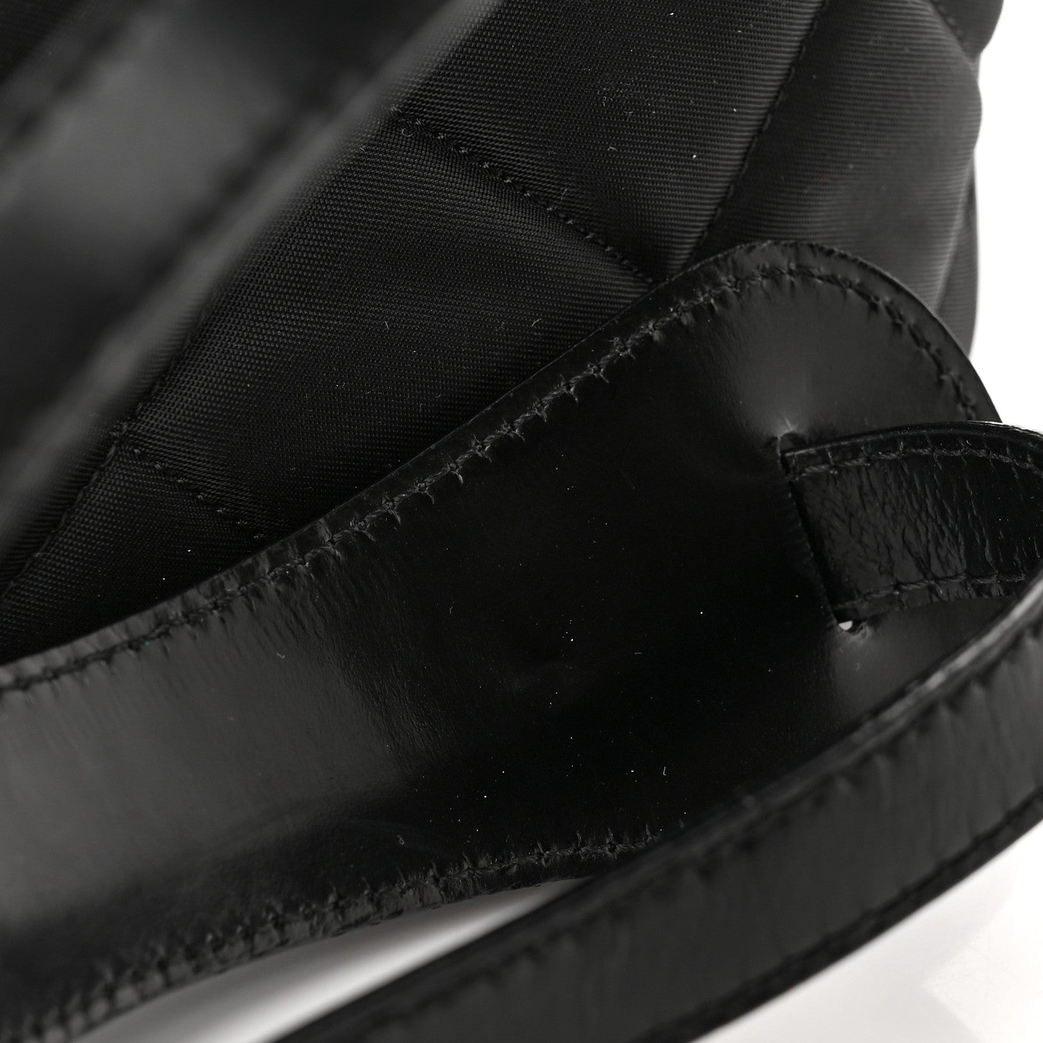 Burberry Nylon Calfskin Quilted Crossbody Bag Black 10 of 11