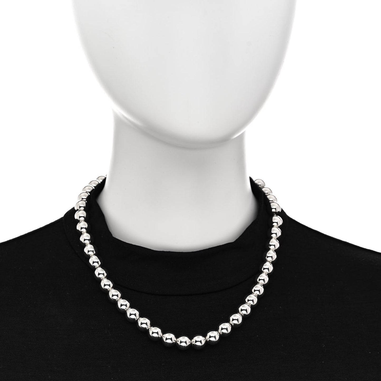 Sterling Silver 10mm Hardwear Ball Necklace