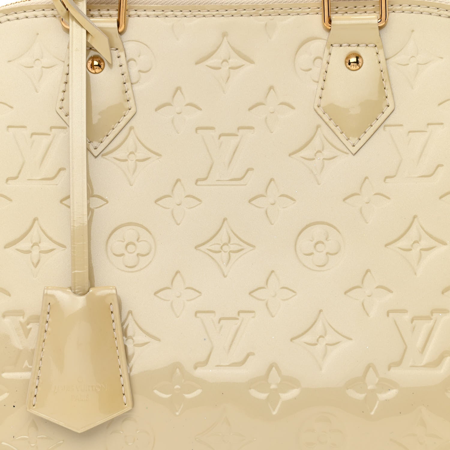 Louis Vuitton Vernis Alma PM Blanc Corail 8 of 13