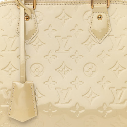 Louis Vuitton Vernis Alma PM Blanc Corail 8 of 13