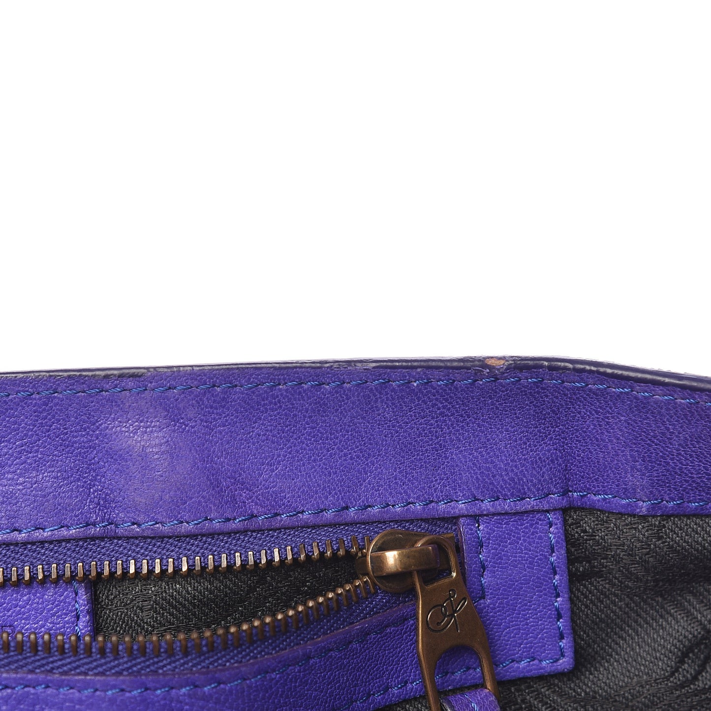 Lambskin Medium PS1 Satchel Purple Rain