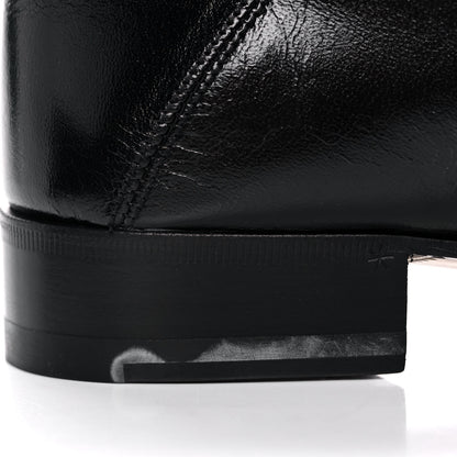 Gucci Goatskin Womens Horsebit Mid-Heel Loafers 38.5 Black 9 of 11
