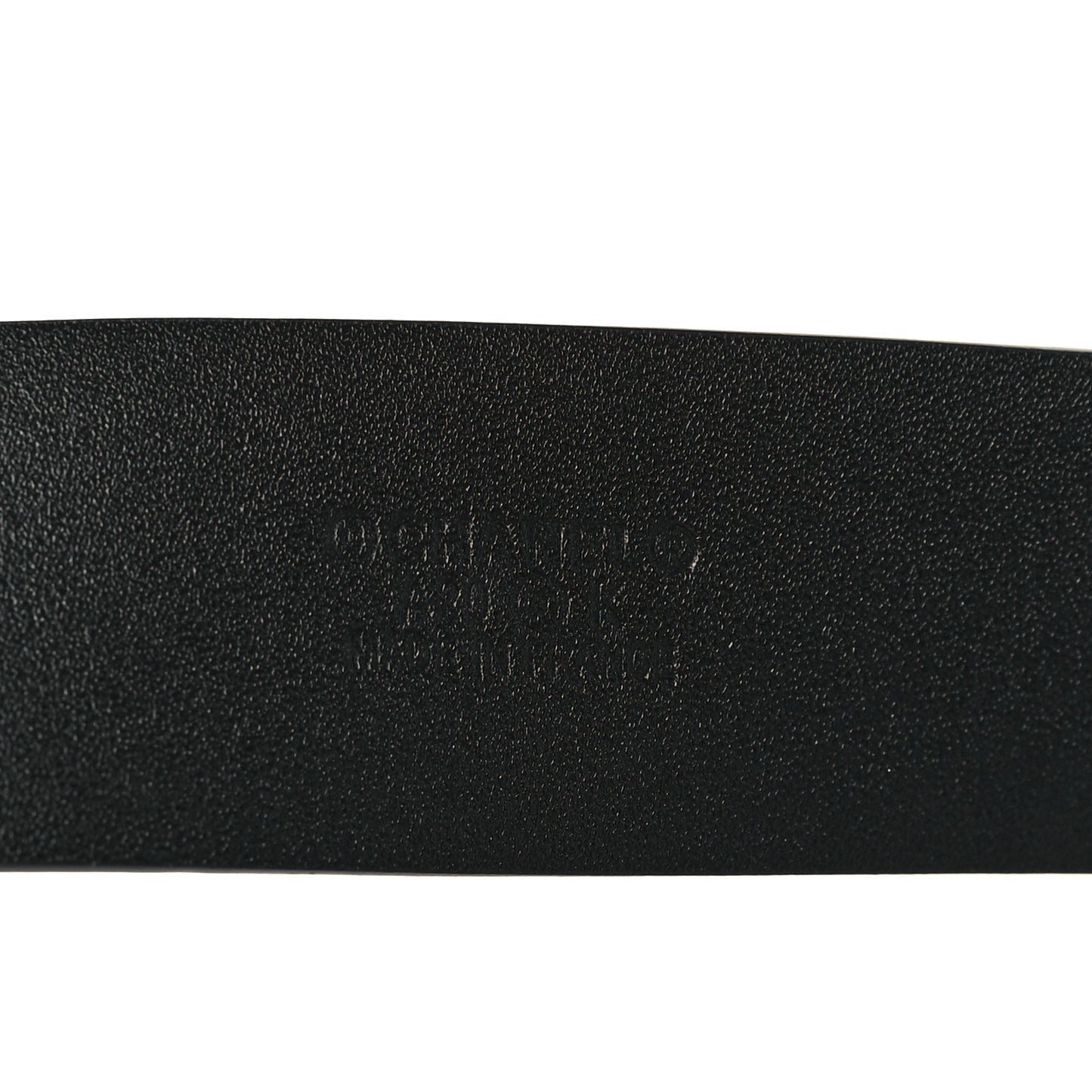 Calfskin Pearl Crystal CC Belt 90 36 Black