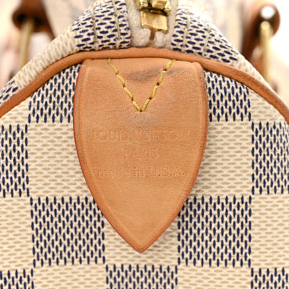 Louis Vuitton Damier Azur Speedy 30 6 of 21
