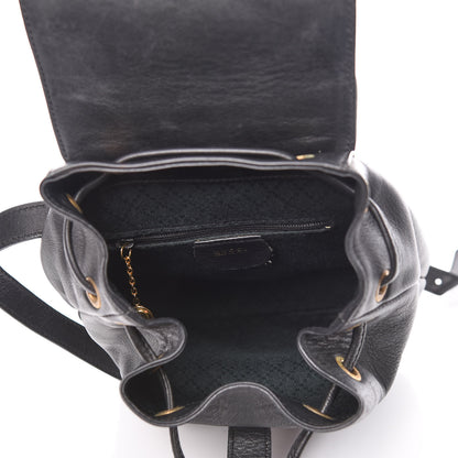 Gucci Calfskin Bamboo Backpack Black 5 of 17