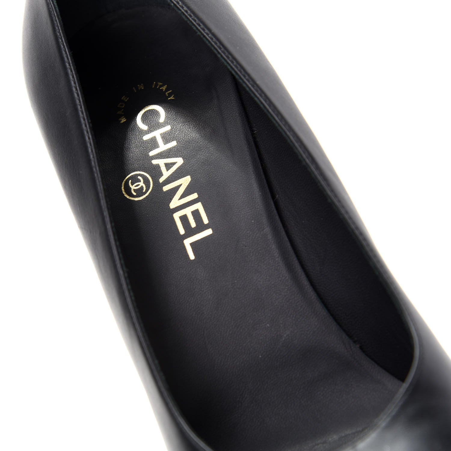 Chanel Lambskin Grosgrain Cap Toe Pumps 40.5 Black 8 of 10