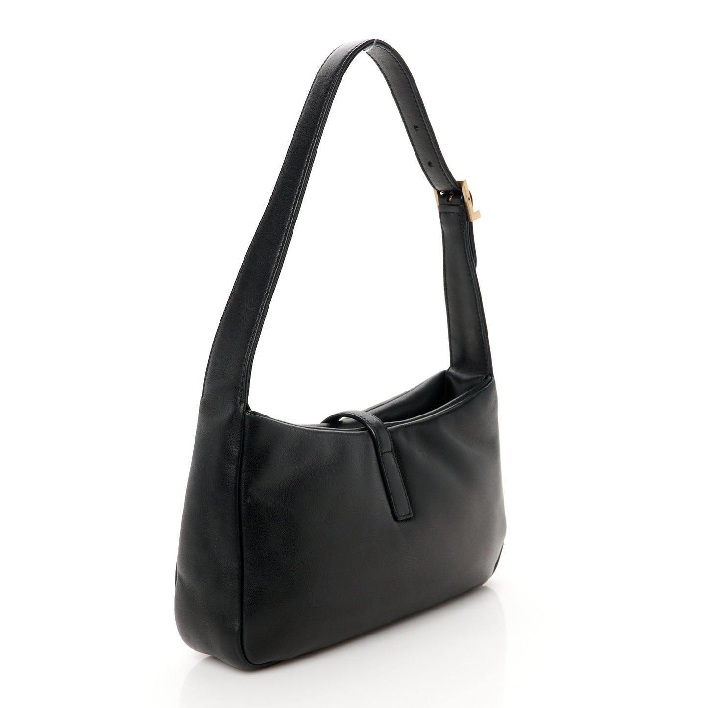 Padded Lambskin Le 5 A 7 Hobo Black