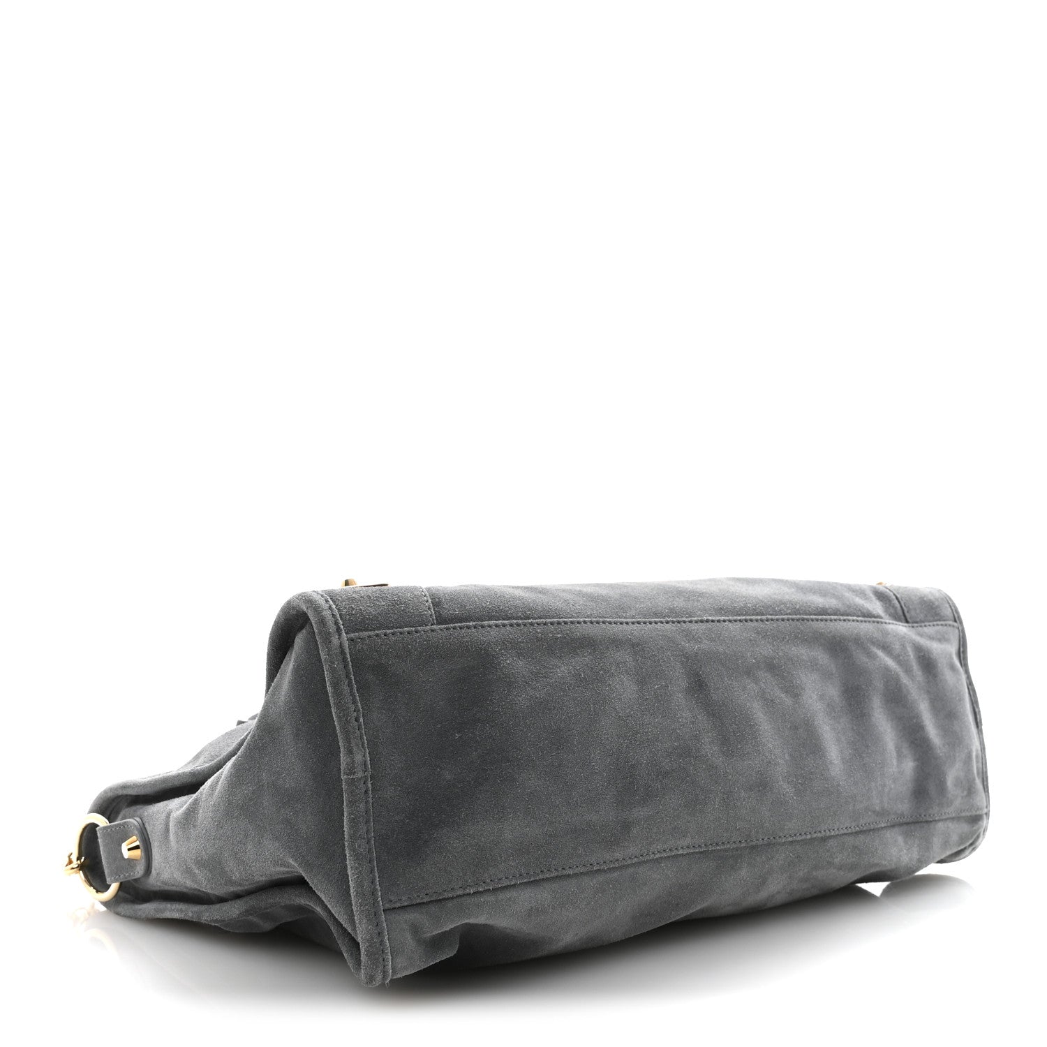 Balenciaga Suede Gold Metallic Edge Hardware City Gris Plomb 5 of 15