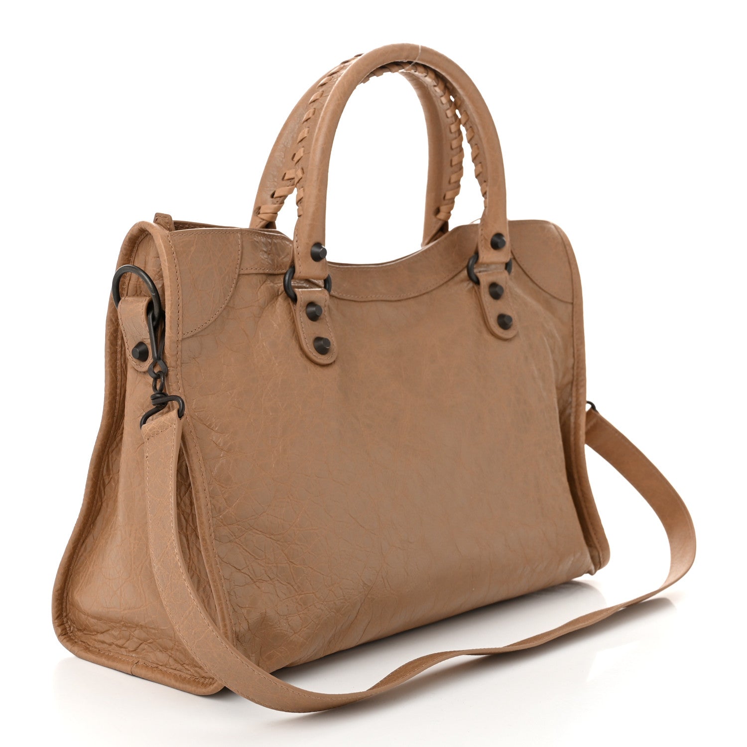 Balenciaga Agneau Arena Classic Hardware Medium Le City Latte 3 of 10