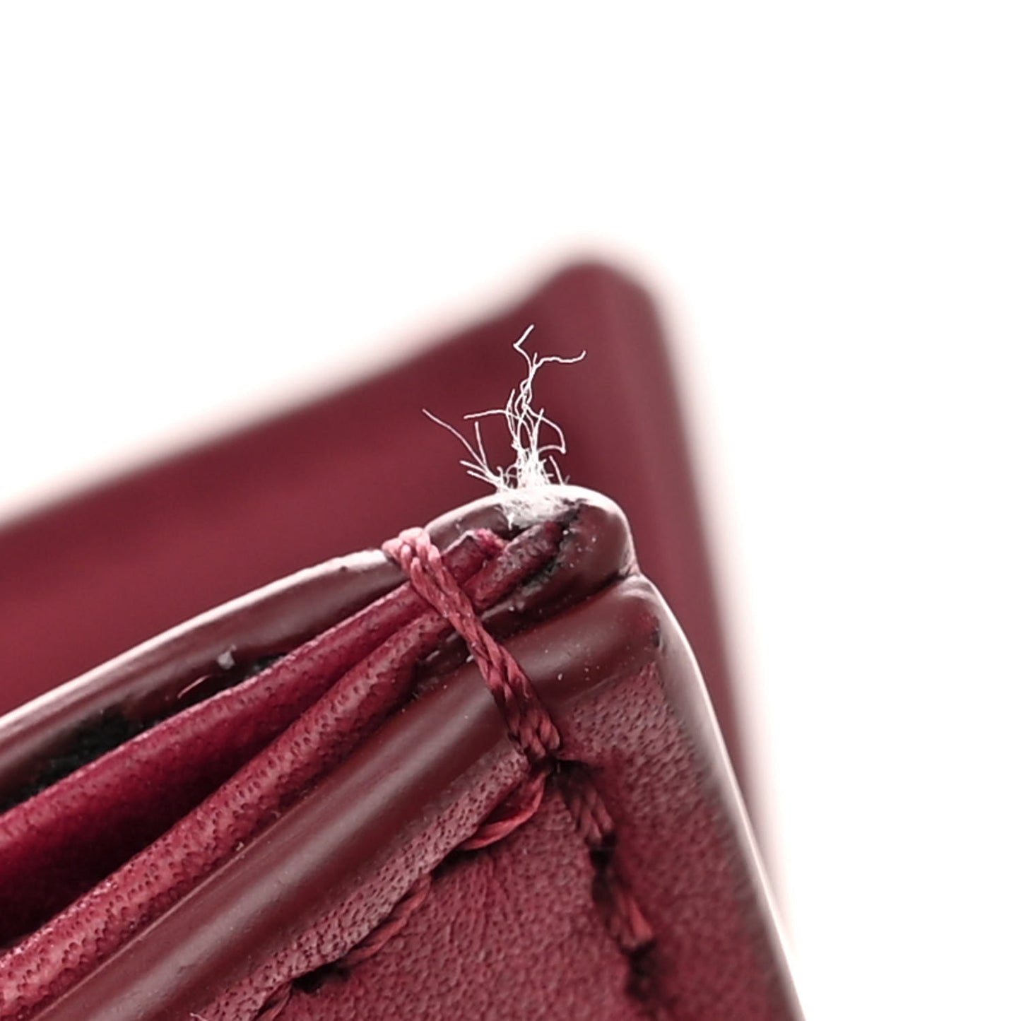 Polished Saddle Calfskin Alexia Bag Amaranto
