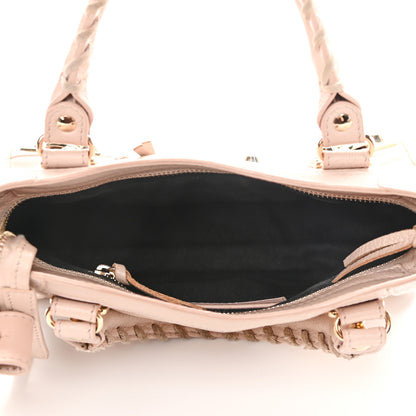 Balenciaga Chevre Gold Metallic Edge Hardware Mini City Rose Aubepine Bois de Rose 4 of 10