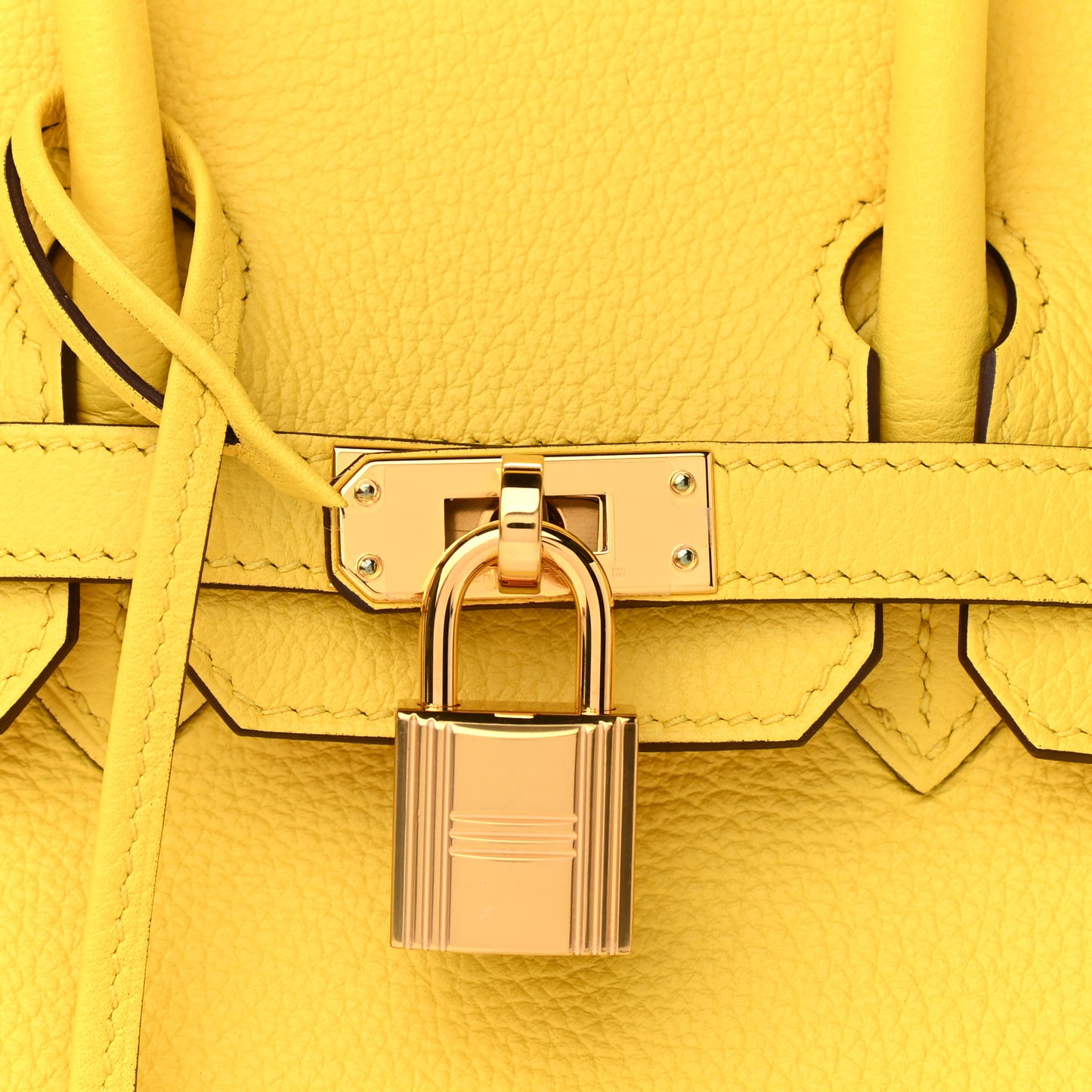 Taurillon Novillo Birkin 25 Jaune De Naples