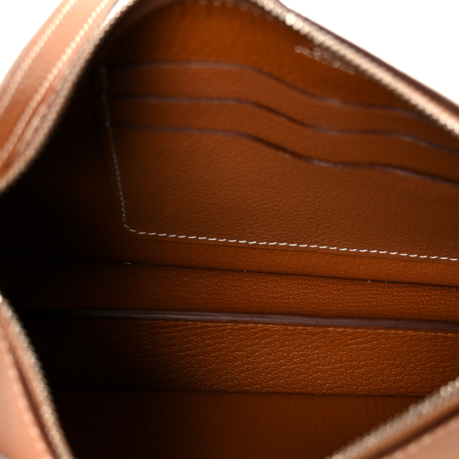 Hermes Evercolor Chaine d'Ancre Zipengo Pochette To Go Gold 5 of 10