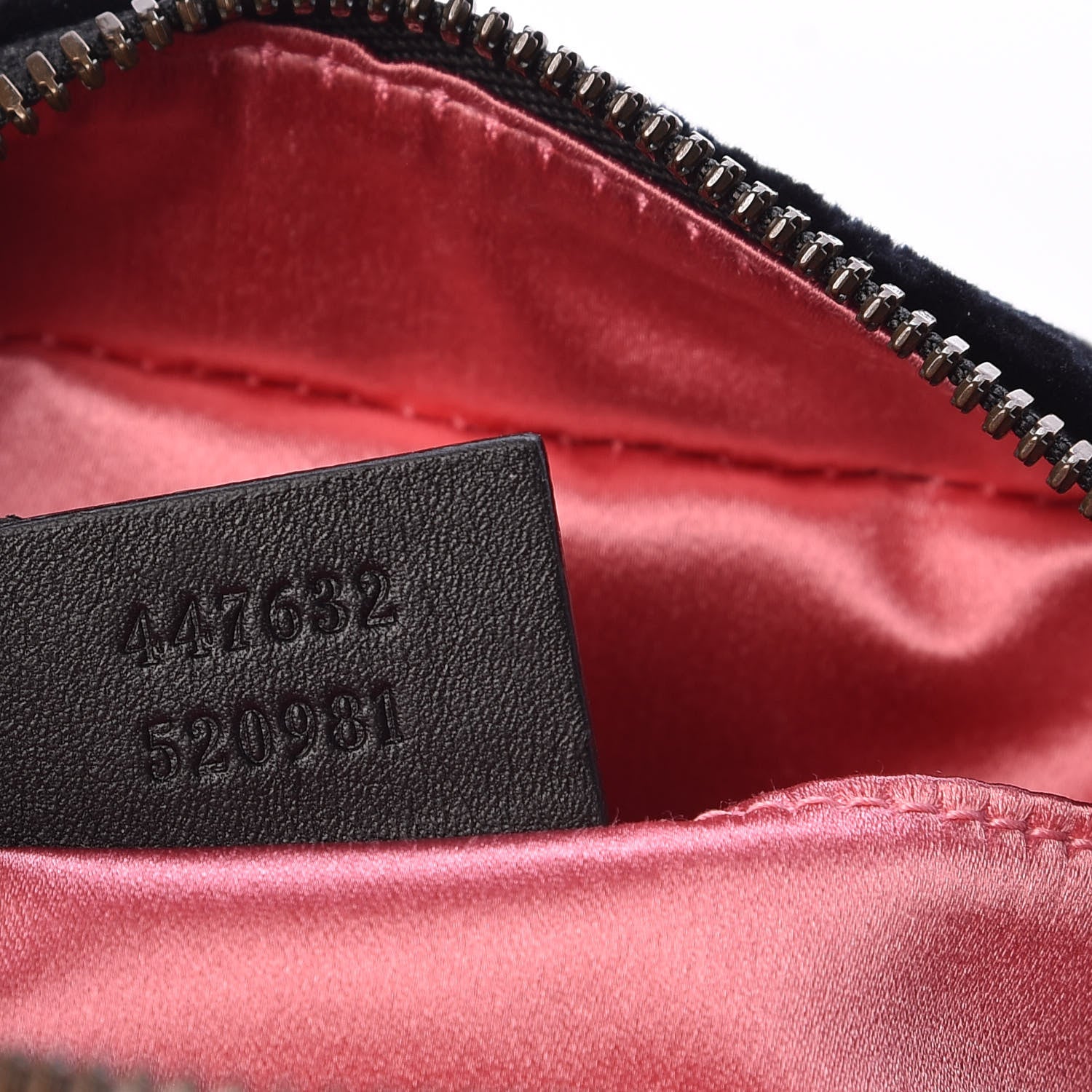 Gucci Velvet Matelasse Small GG Marmont Chain Shoulder Bag Black 7 of 10