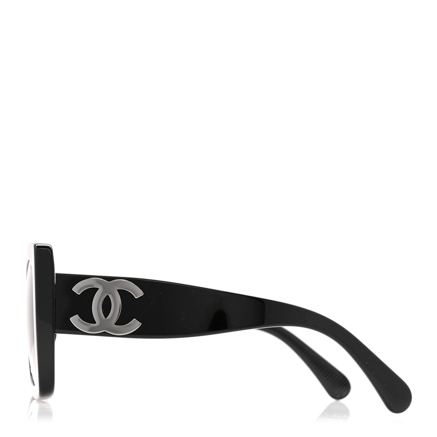 Chanel Square Polarized CC Sunglasses 5494-A Black 3 of 9