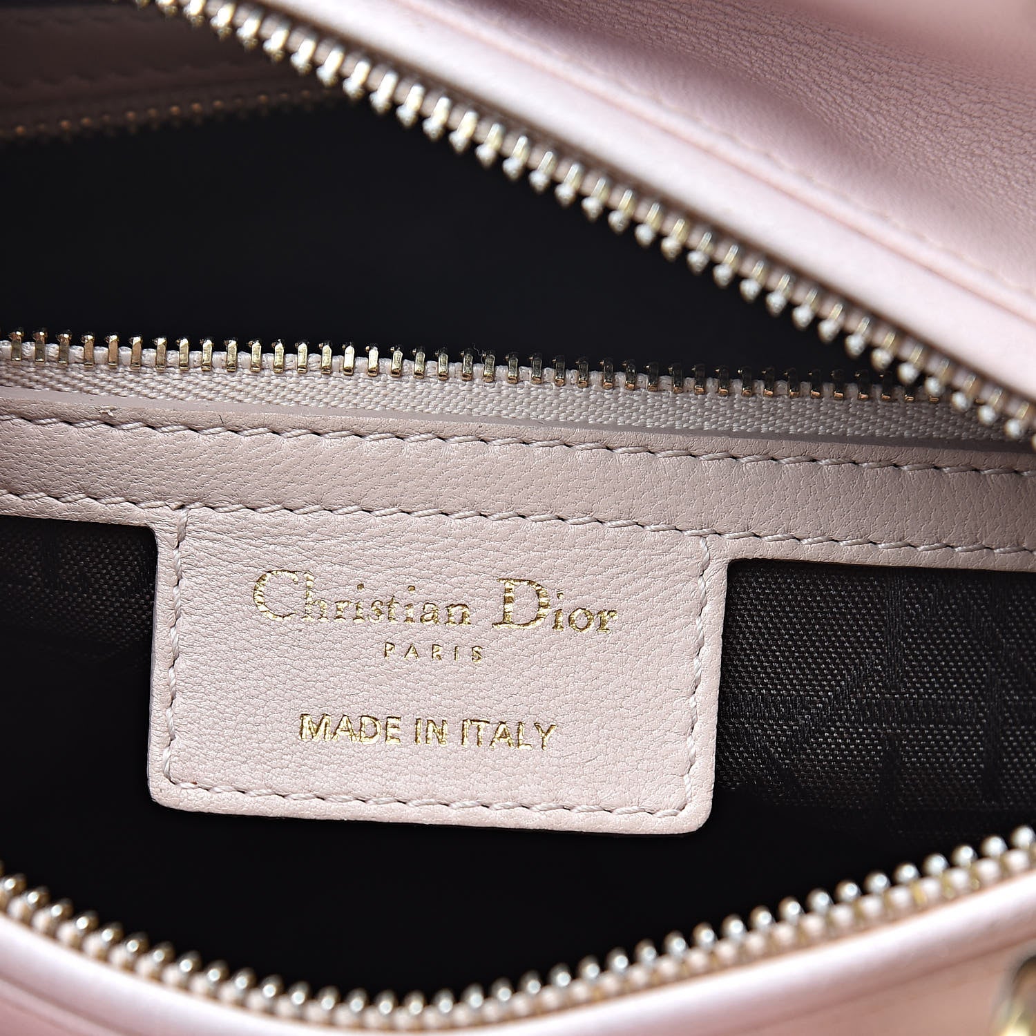 Christian Dior Lambskin Cannage Medium Lady Dior Light Pink 6 of 14