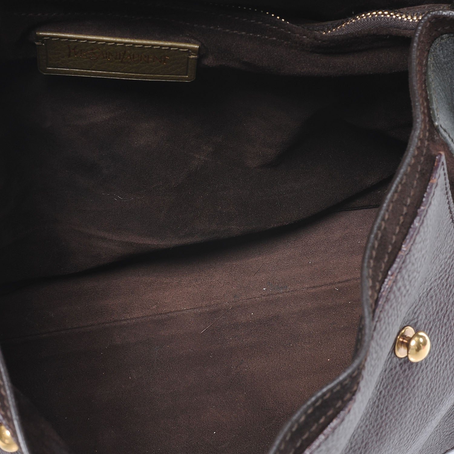 Saint Laurent Leather Muse Two Brown 5 of 7