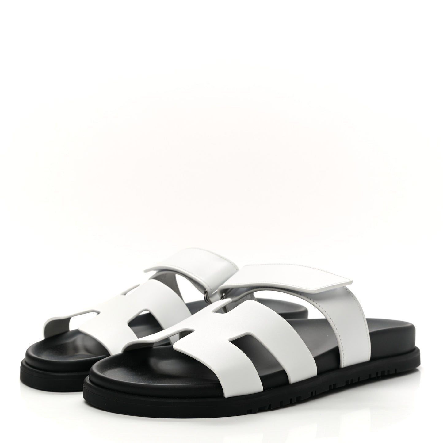 Calfskin Womens Chypre Sandals 38 White