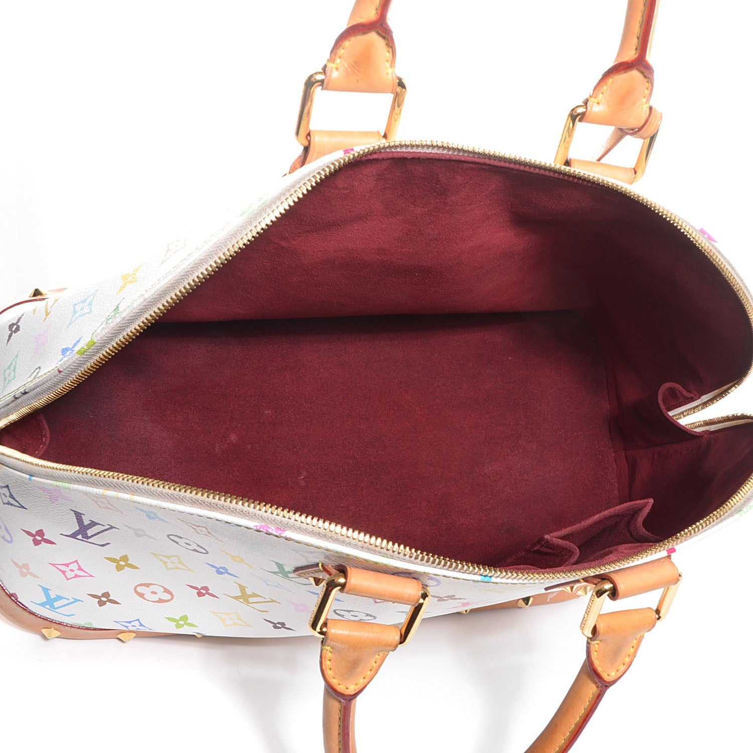 Louis Vuitton Monogram Multicolor Alma GM White 5 of 7