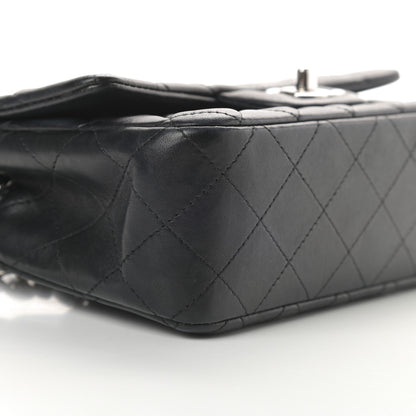 Chanel Lambskin Quilted Mini Rectangular Flap Black 9 of 11