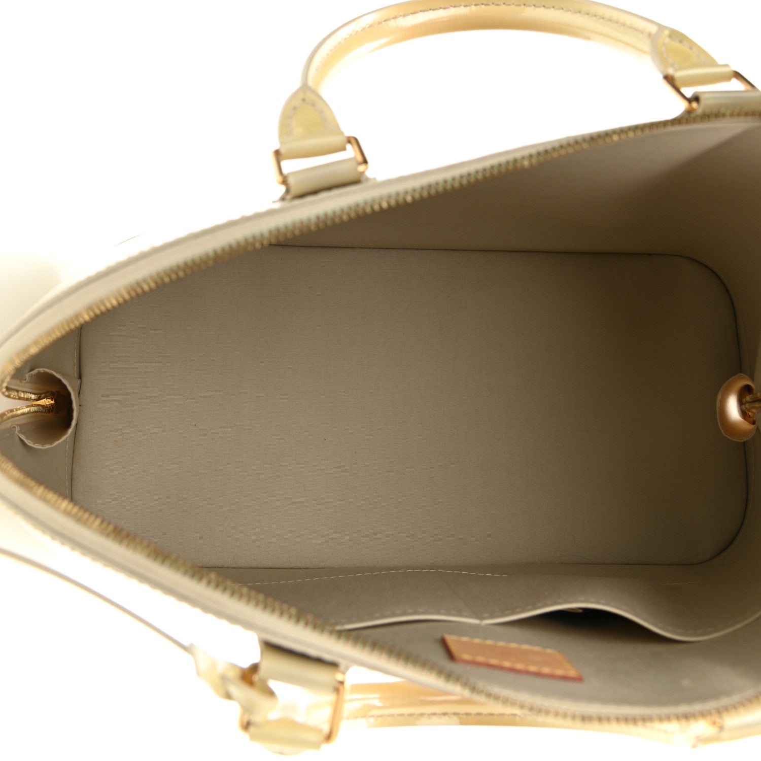 Louis Vuitton Vernis Alma GM Blanc Corail 5 of 13