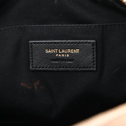 Saint Laurent Calfskin Matelasse Monogram Lou Camera Bag Nude Powder 6 of 15