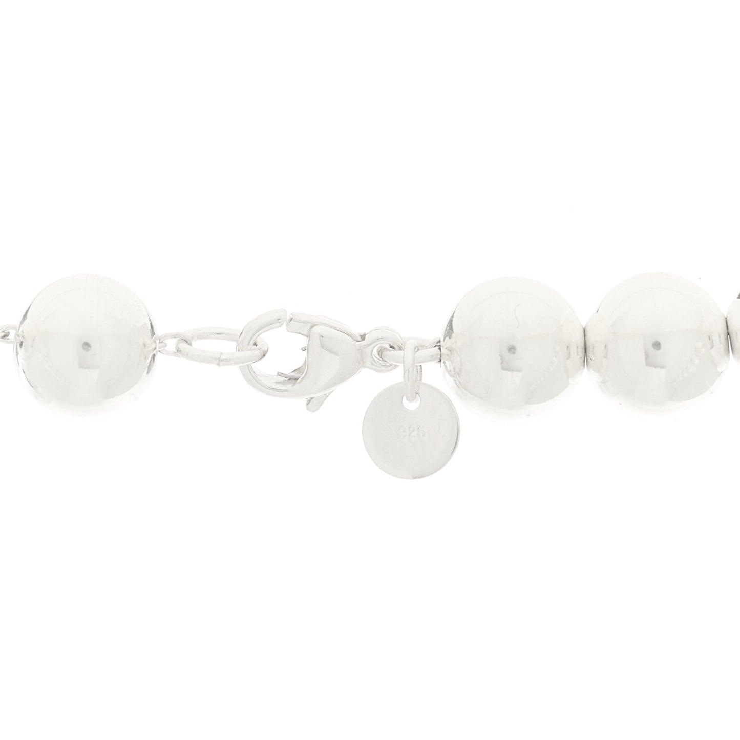 Sterling Silver 10mm Hardwear Ball Necklace 24.5"