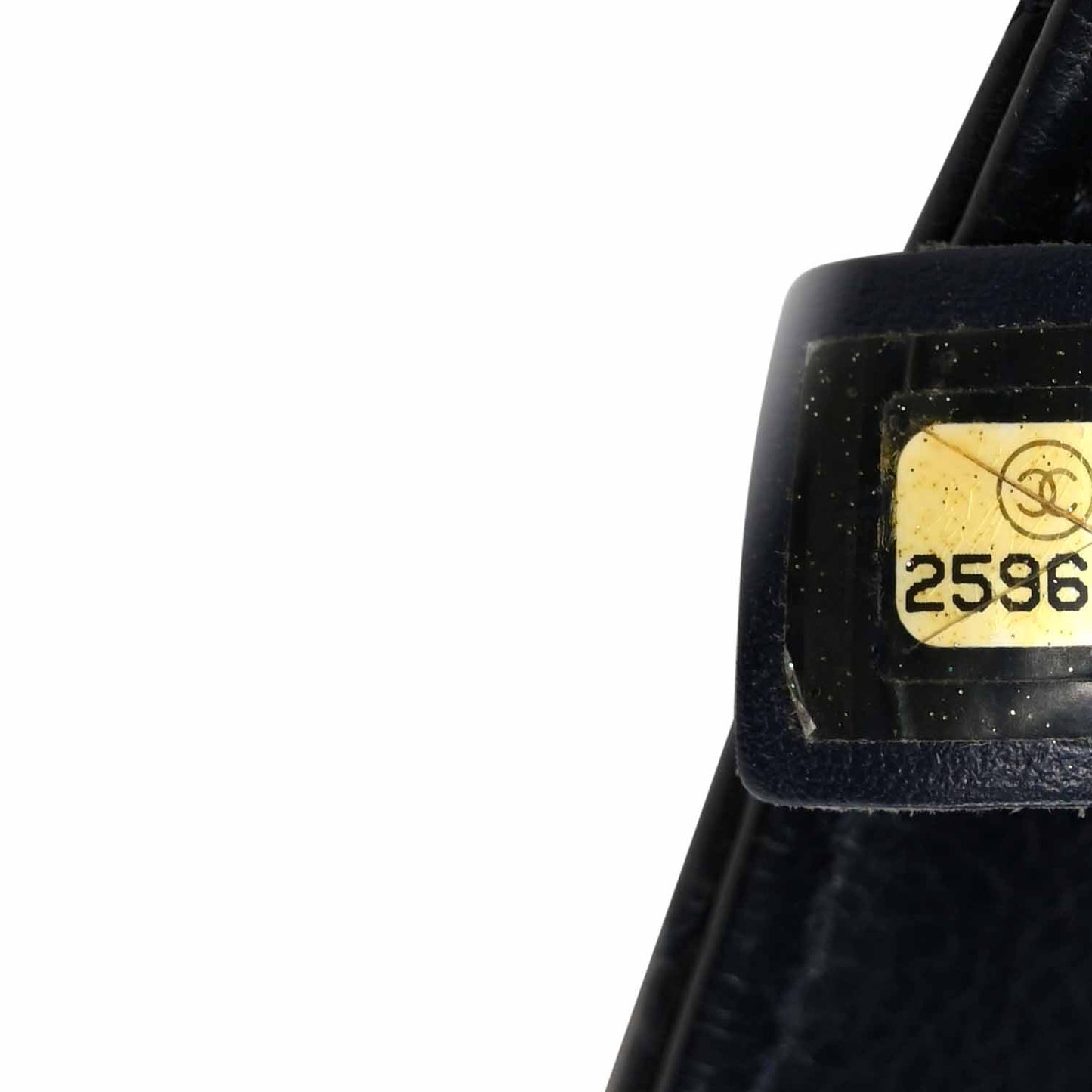 Calfskin Chevron Quilted Mini Rock The Corner Flap Black