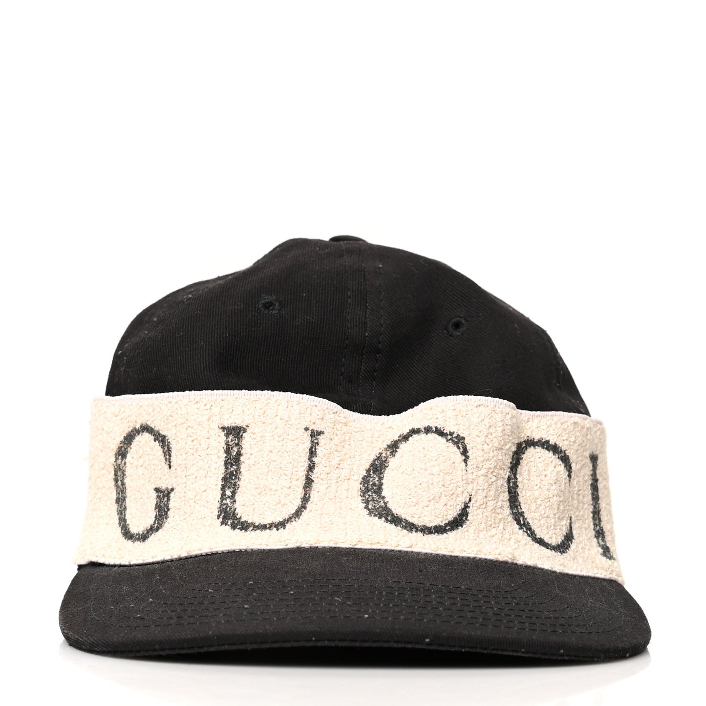 Gabardine Gucci Headband Baseball Hat XXL Black