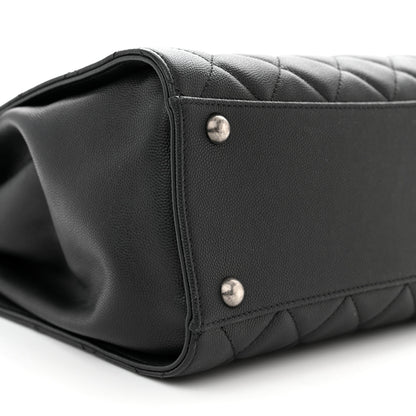 Chanel Caviar Quilted Medium CC Bucket Bag Black 9 of 13