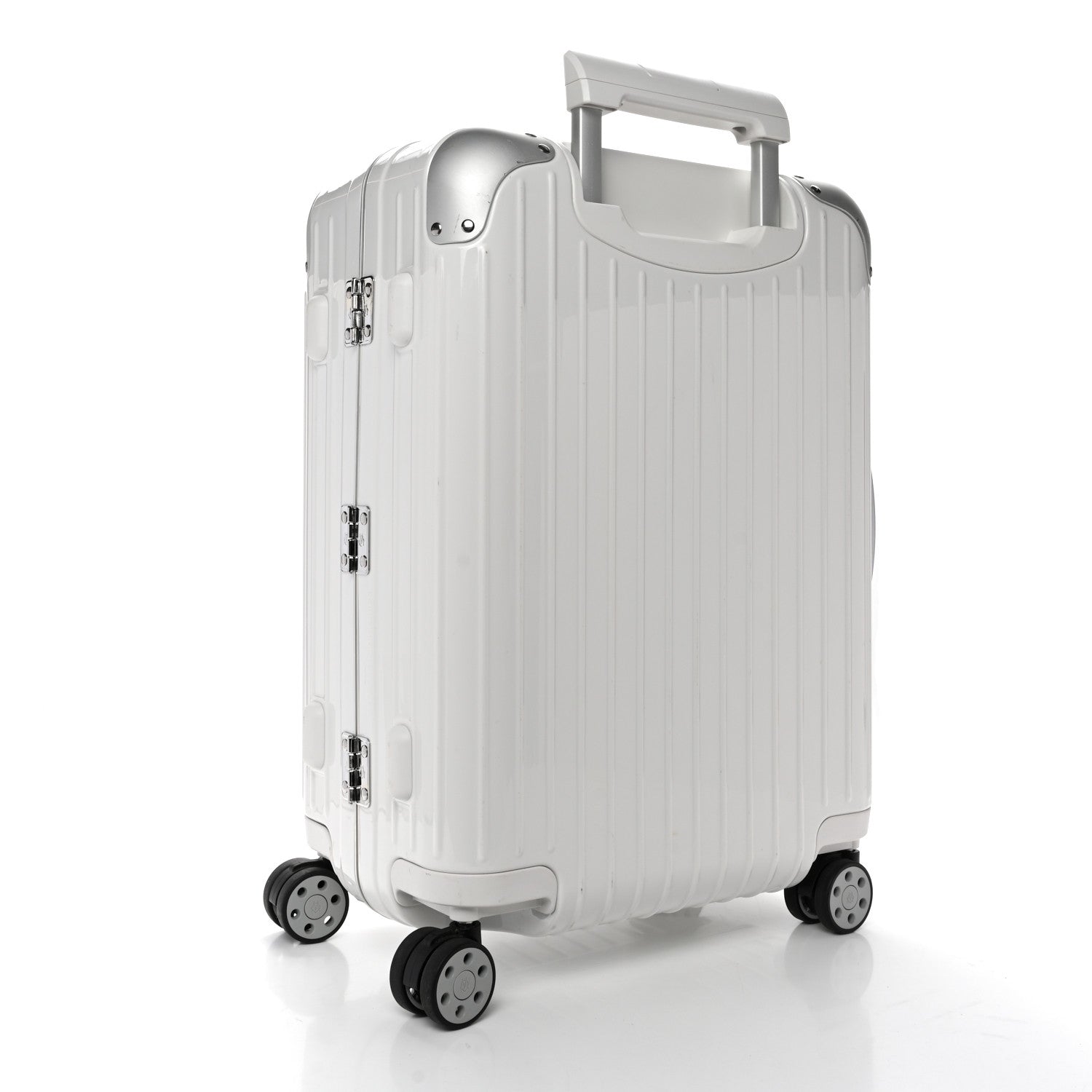 Rimowa Gloss Polycarbonate Aluminum Hybrid Cabin Gloss White 2 of 11
