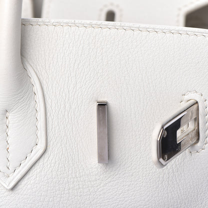 Hermes Swift Birkin 30 White 27 of 51