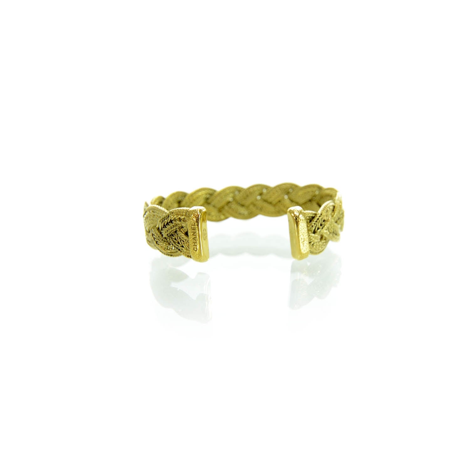 Chanel Braided Cuff Gold 2 of 5