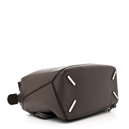 Loewe Calfskin Medium Puzzle Bag Dark Taupe 4 of 9