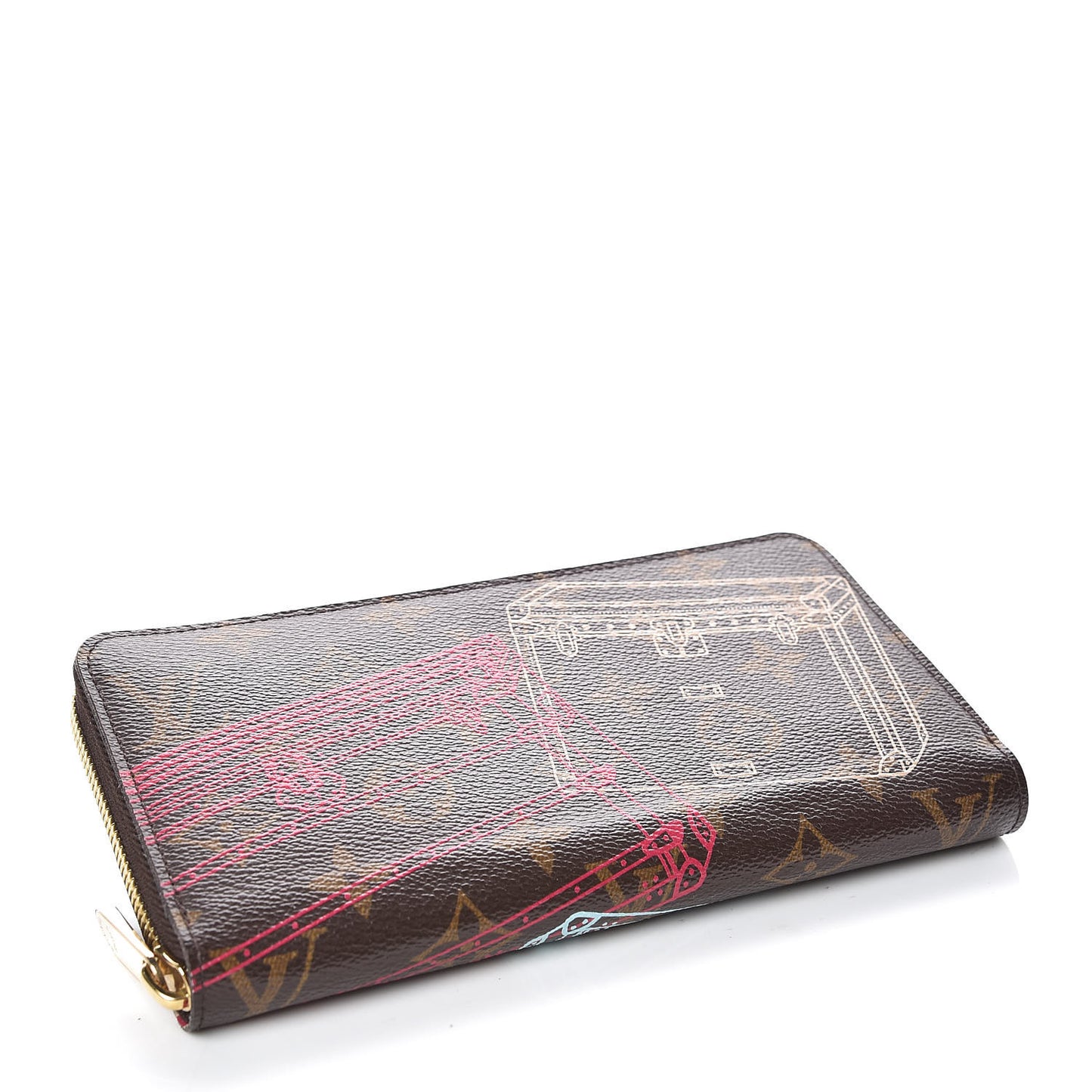 Monogram 2014 Christmas Animation Zippy Wallet