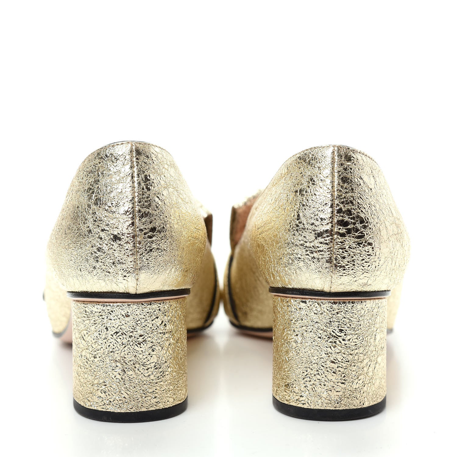 Gucci Galassia GG Marmont Fringe 50mm Loafer Pumps 39 Platino 7 of 10