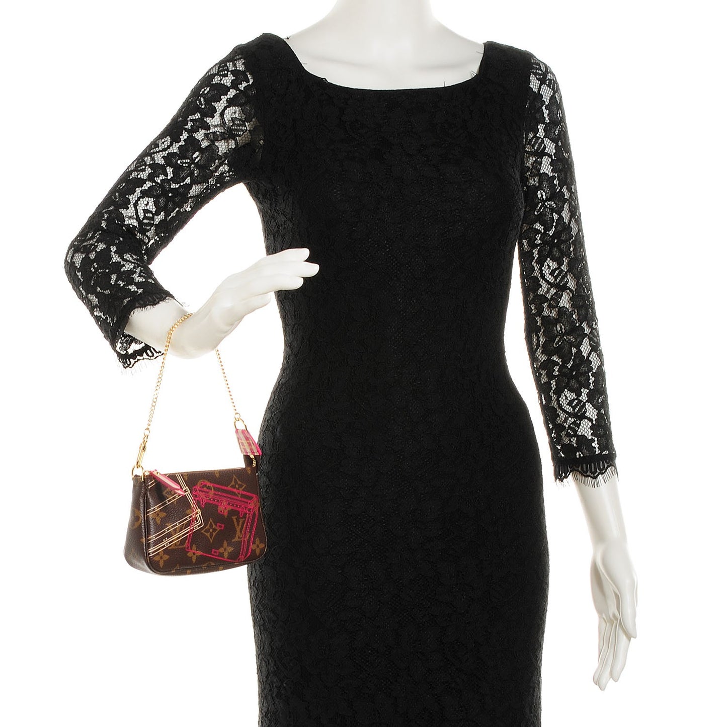 Monogram 2014 Christmas Animation Mini Pochette Accessories