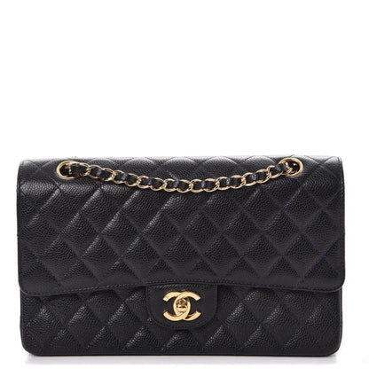 Chanel Caviar Quilted Medium Double Flap Black 1 of 9