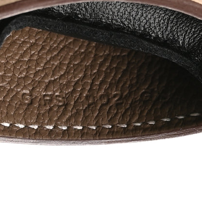 Hermes Milo Lambskin Grigri Rodeo Robeo Coeur Bag Charm PM Black Craie Etoupe 3 of 5