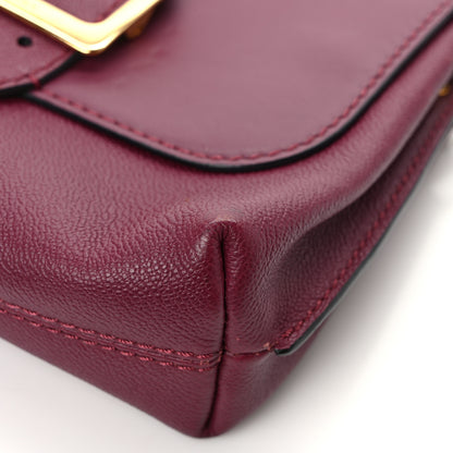 Burberry Soft Grain Calfskin Small Medley Crossbody Dark Plum 10 of 11