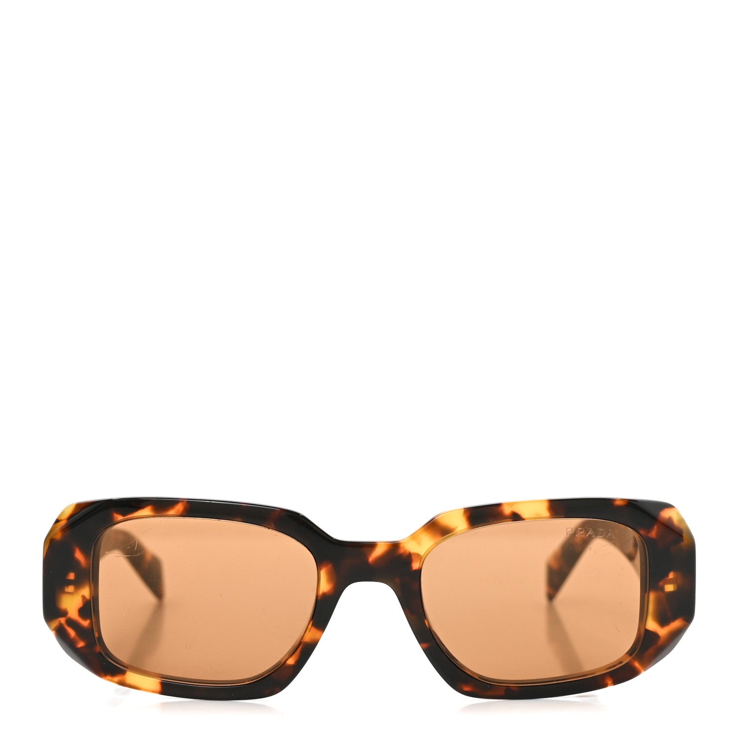 Prada Acetate Symbole Sunglasses SPR 17W Havana 2 of 6