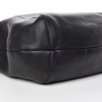 Gucci Calfskin Large Techno Horsebit Hobo Black 5 of 25