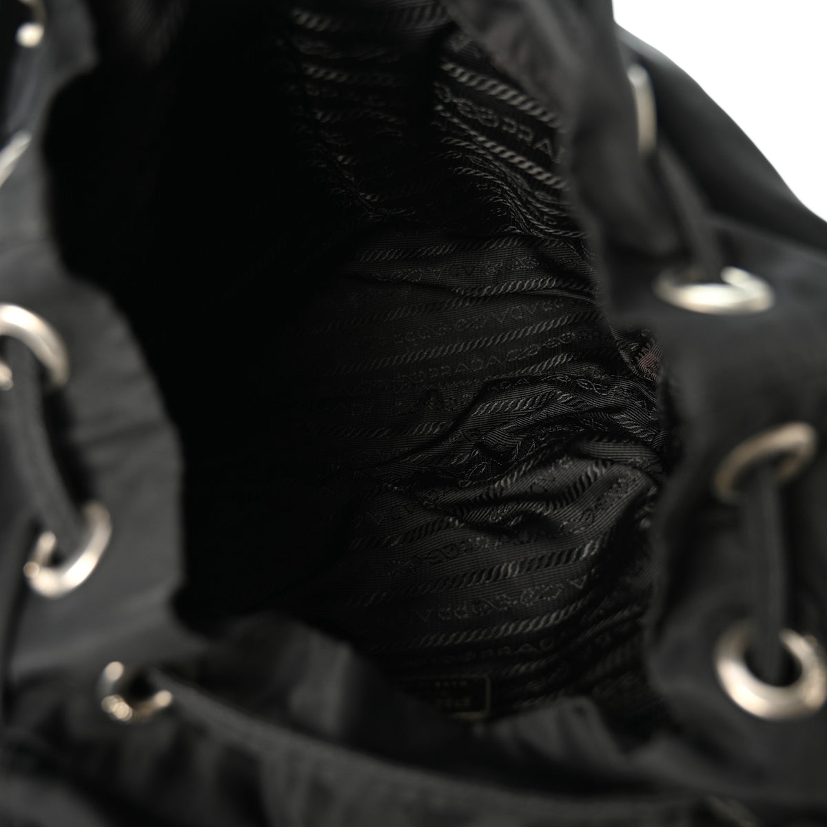 Tessuto Nylon Vela Small Backpack Black