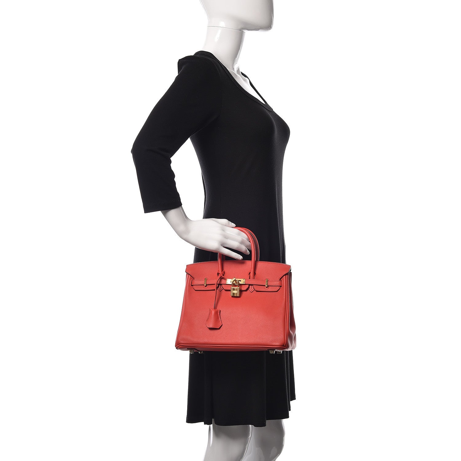 Hermes Swift Birkin 25 Rouge Tomate 2 of 30