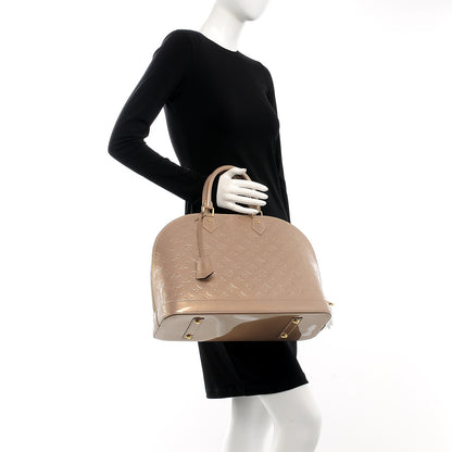 Louis Vuitton Vernis Alma GM Beige Poudre 2 of 7