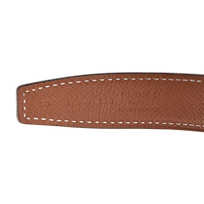 Hermes Swift Epsom 24mm Mini Constance H Belt 90 Black Gold 4 of 7