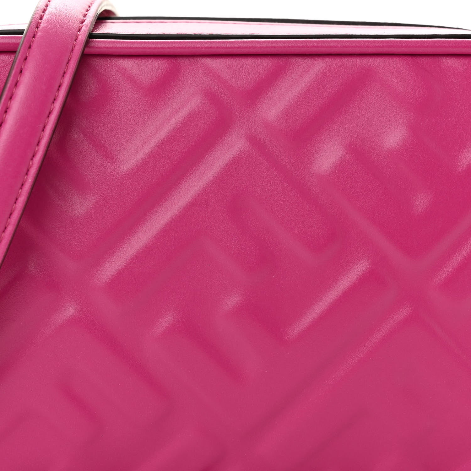Fendi Vitello Epoque FF Embossed Camera Case Ciclamino Pilar 9 of 14