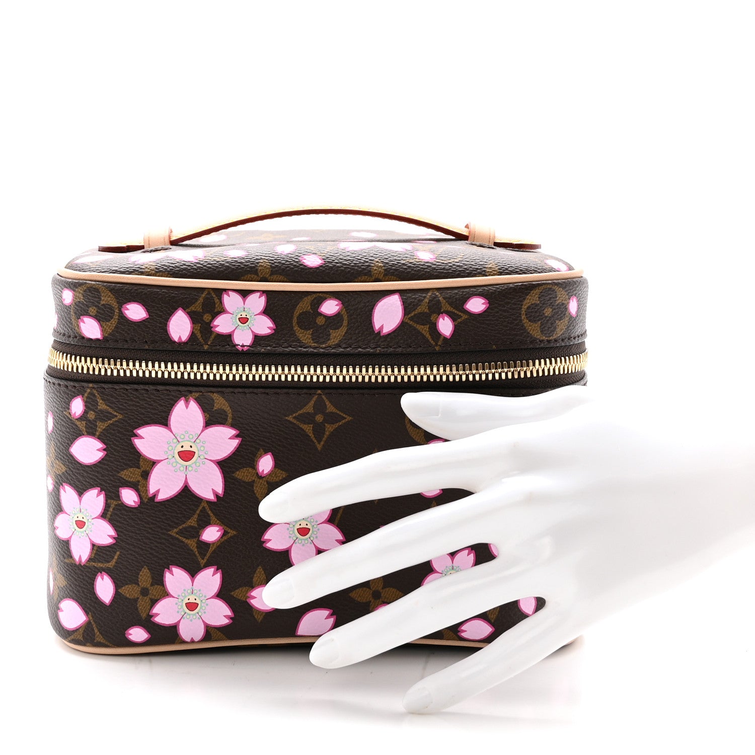 Louis Vuitton LV X TM Monogram Cherry Blossom Nice Mini Sakura Brown 2 of 6