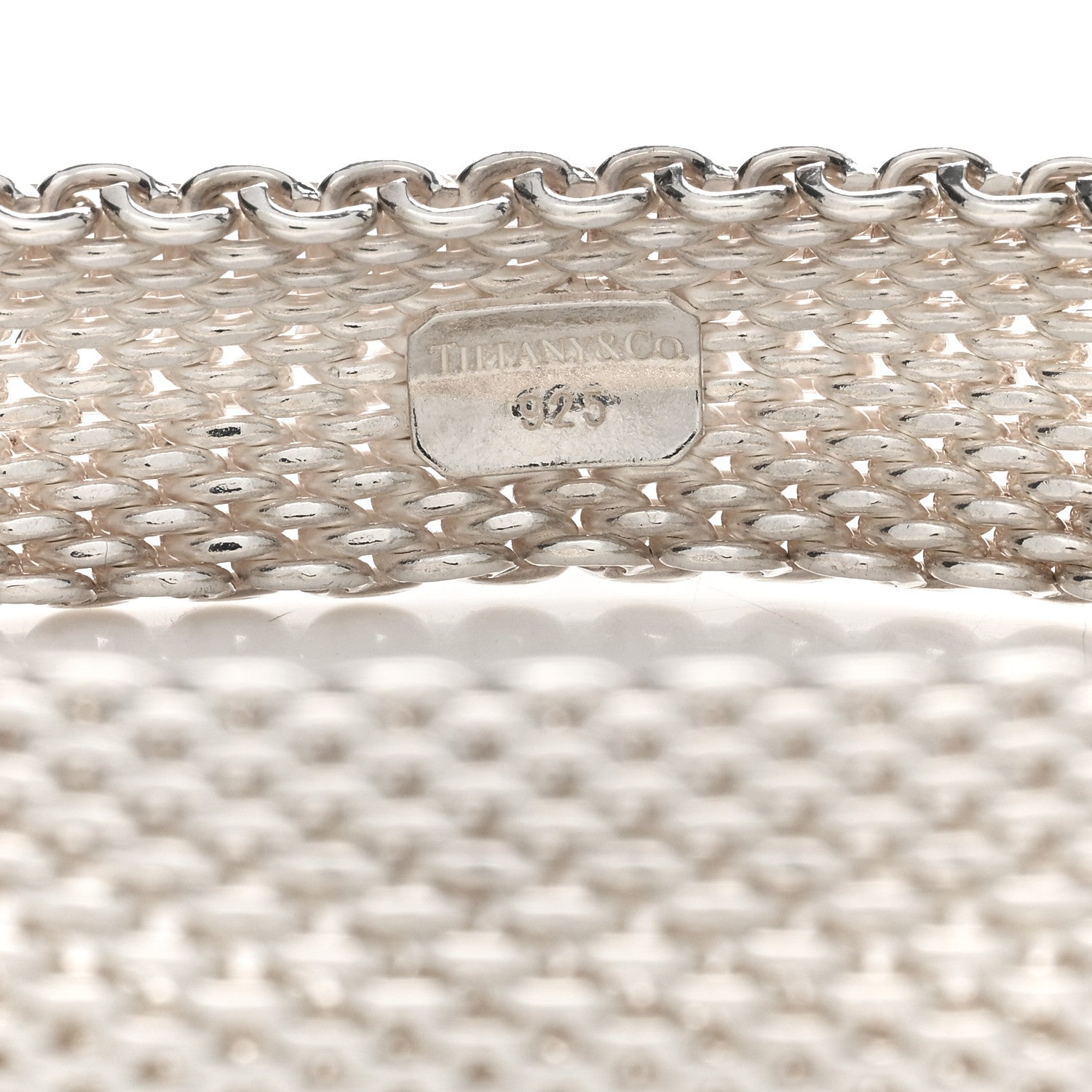Tiffany Sterling Silver Somerset Mesh Bracelet 3 of 3